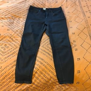 Everlane high rise ankle jeans in black